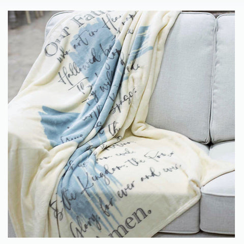 BEST SELLER! THE LORDS PRAYER BLANKET~ A PERFECT GIFT~ SUPER SOFT