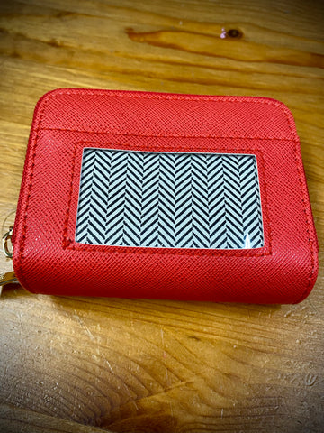 TRENDY COMPACT WALLET-RED