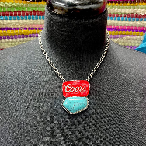 COORS WITH STONE NECKLACE