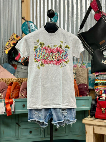 FLORAL BLESSED TEE